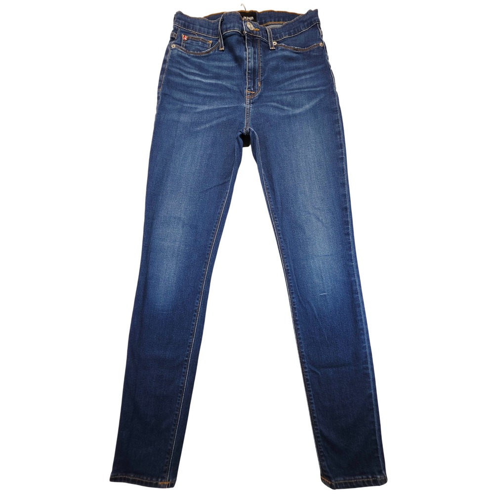 Hudson Blair High Rise Super Skinny Jeans Size 29 Medium Wash Denim